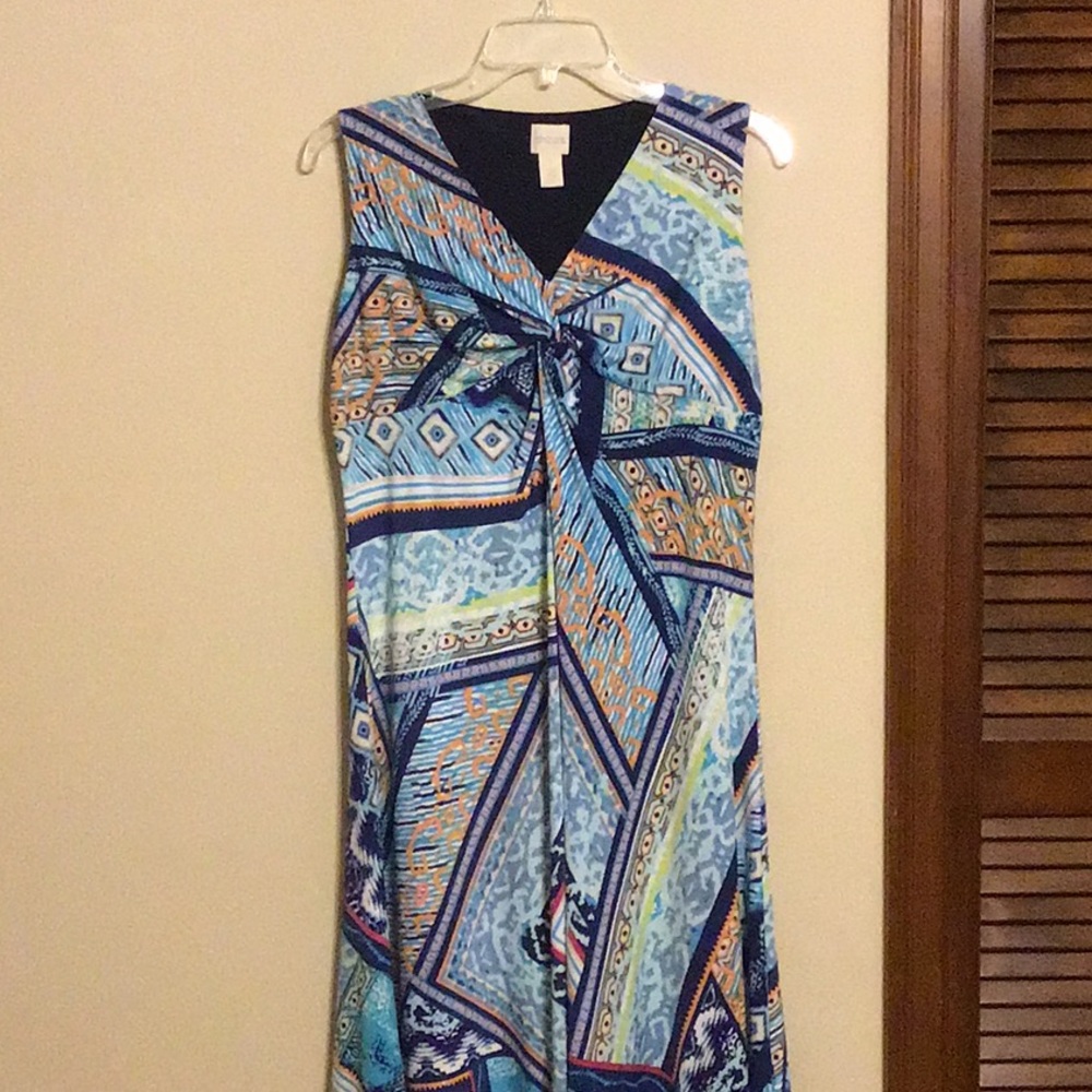 Chico’s Beautiful Summer Maxi Dress Size 8 NWOT